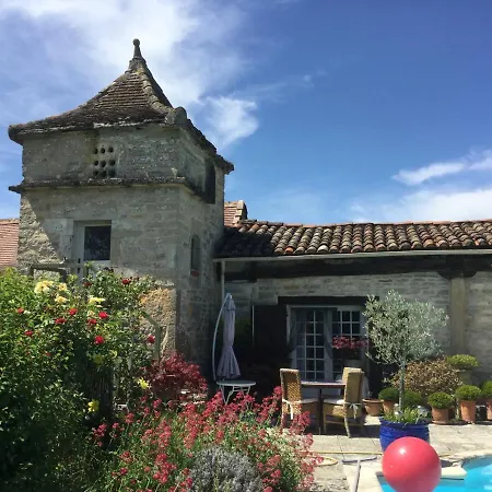 לינה וארוחת בוקר Perard D'hotes Caylus